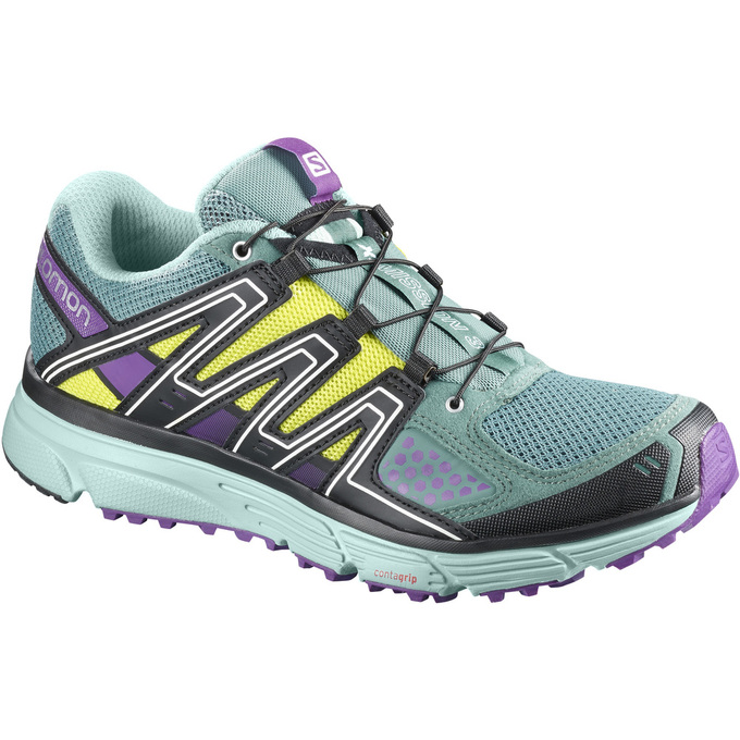 Salomon Singapore Womens Trail Running Shoes - X-MISSION 3 W Light Turquoise | 62579-WHVJ